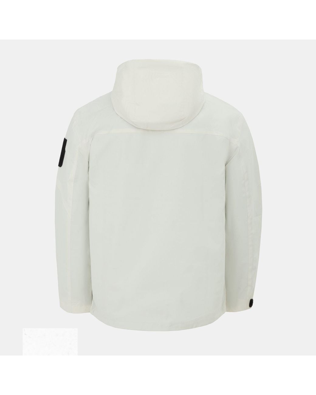 Firetrap White Windproof Hooded Long Sleeve Windbreaker for men