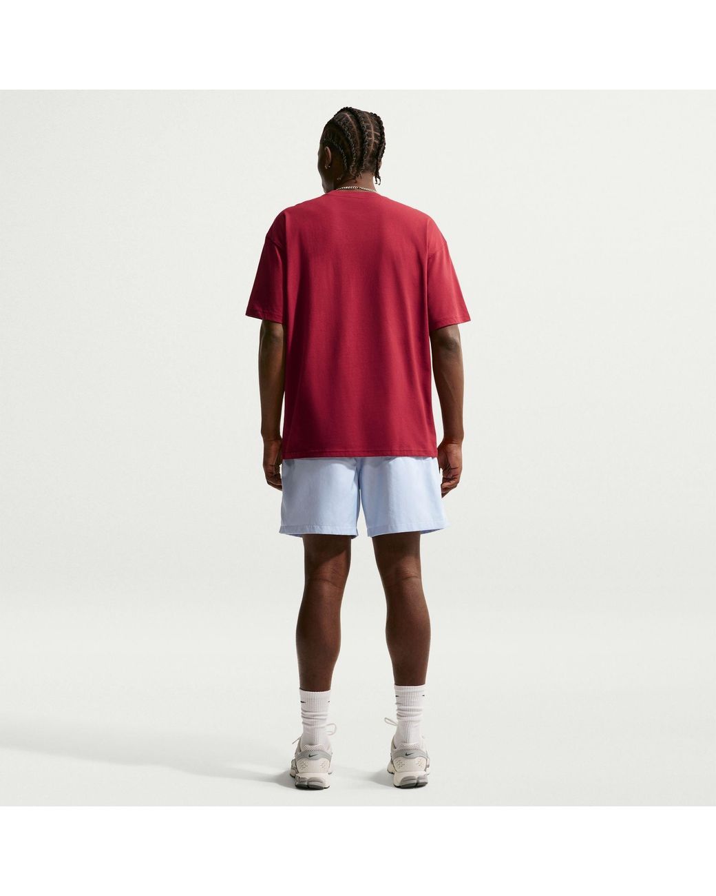 Nike Red M Nk Clb Flow S for men