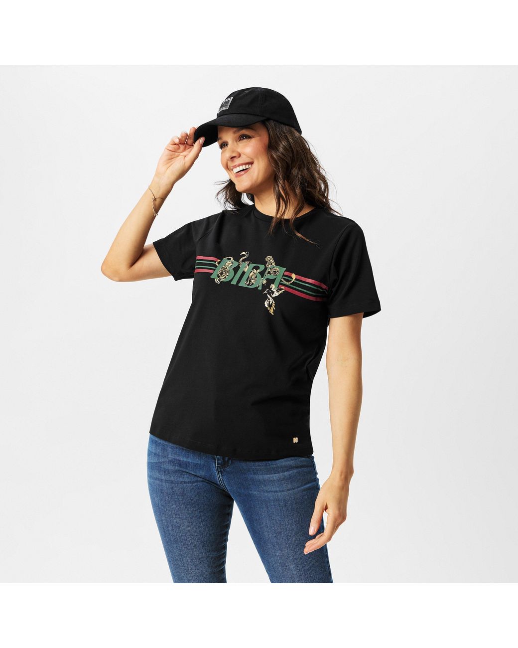 Biba Black Logo T-Shirt