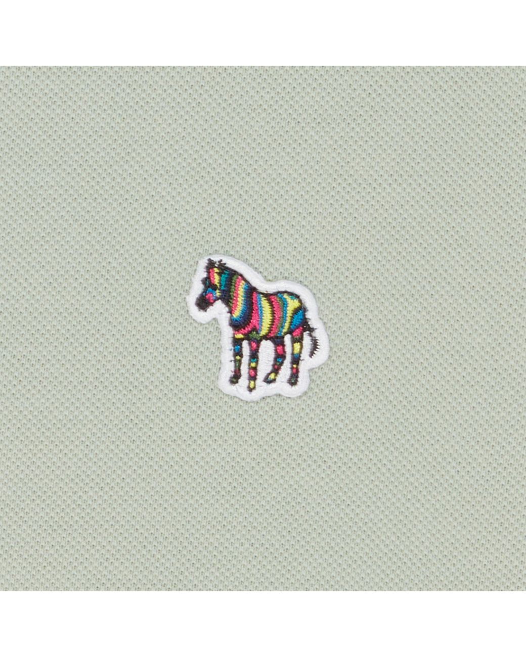Paul Smith Green Regular Fit Zebra Polo Shirt for men