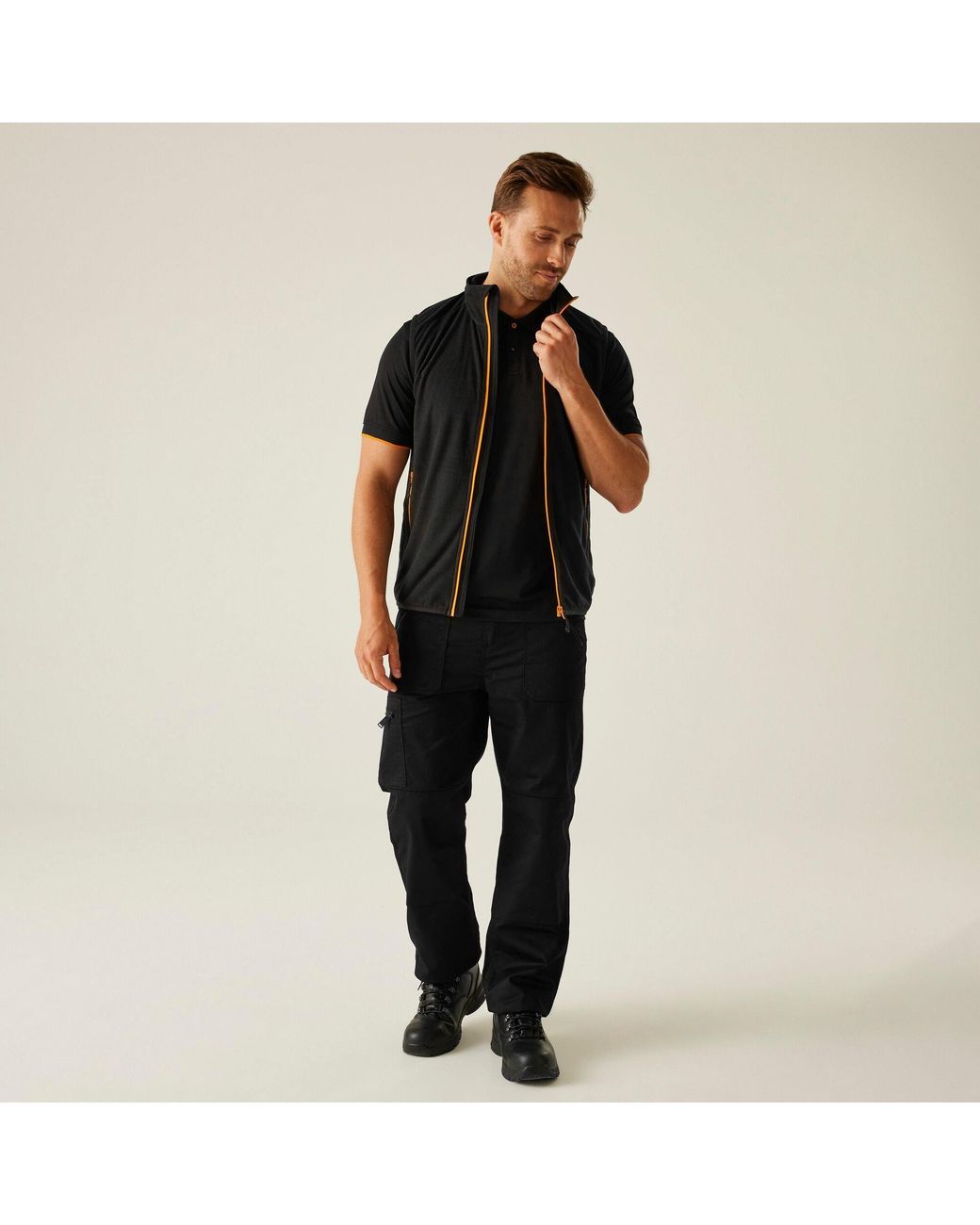 Regatta Black Navigate Fleece Bodywarmer for men