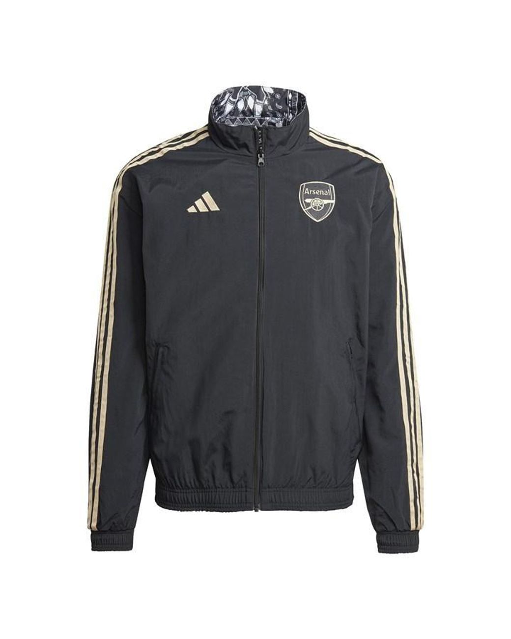 adidas Ian Wright X Arsenal Anthem Jacket in Black for Men Lyst UK