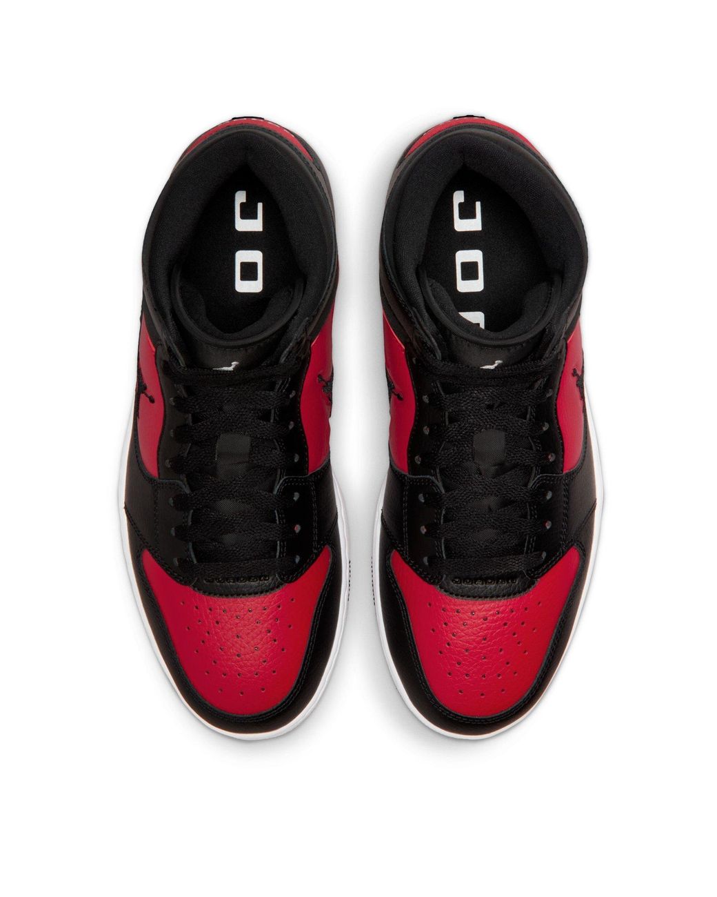 Nike Red Nike Court Connect Mid Trainers for men