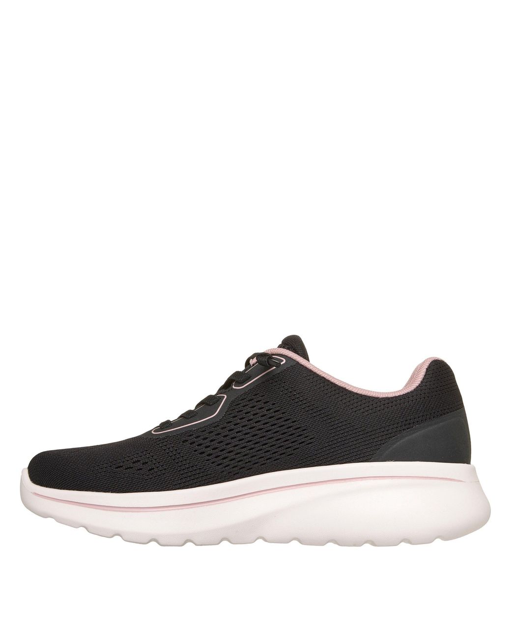 Skechers Black Go Walk Arch Fit N-Joy Low-Top Trainers