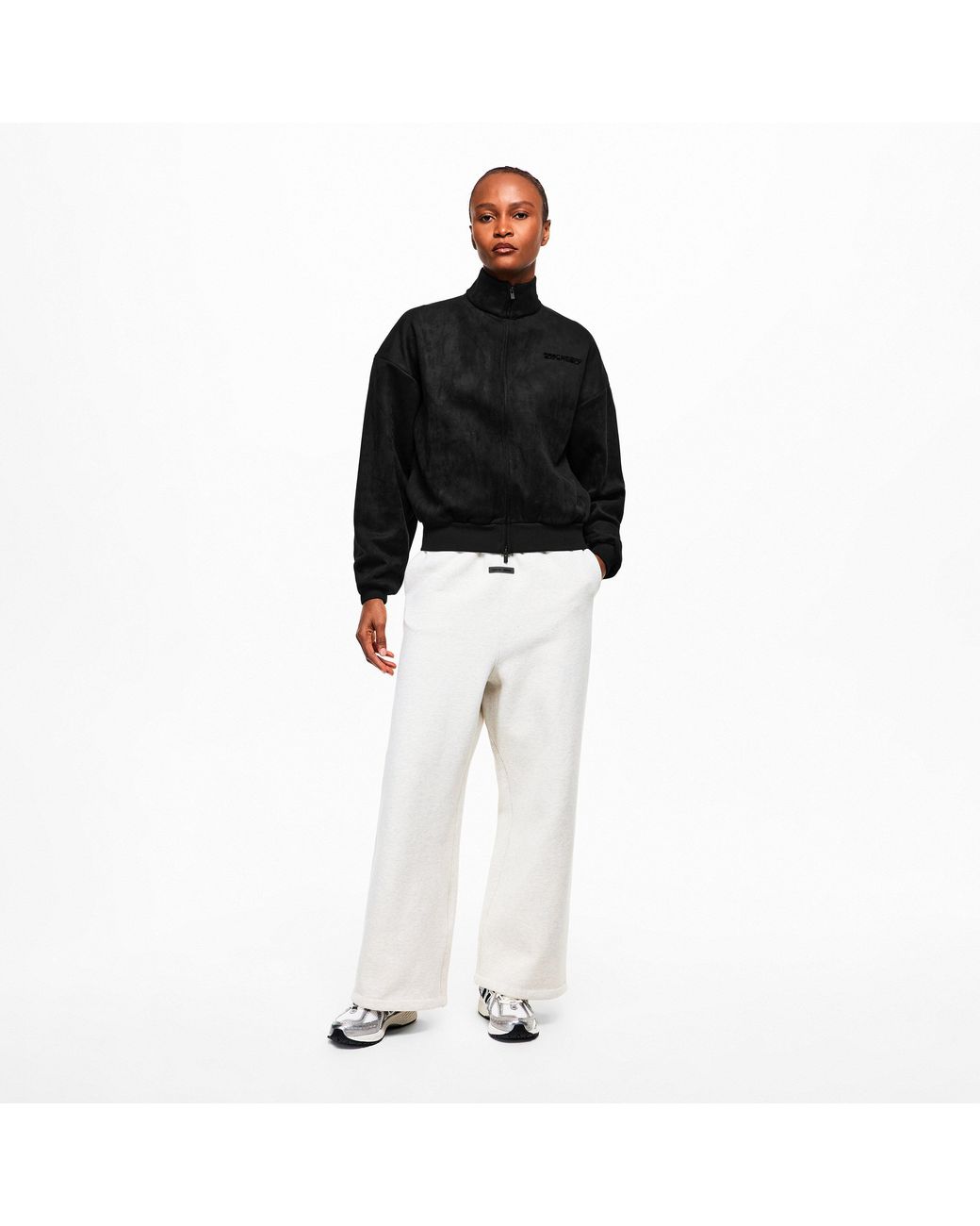 Fear Of God Black Vintage Funnel-Neck Tracksuit Top