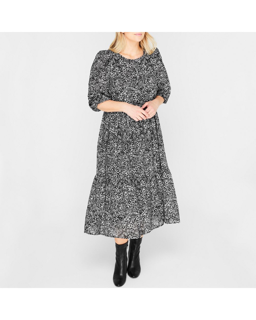 SELECTED Gray Viole Dress