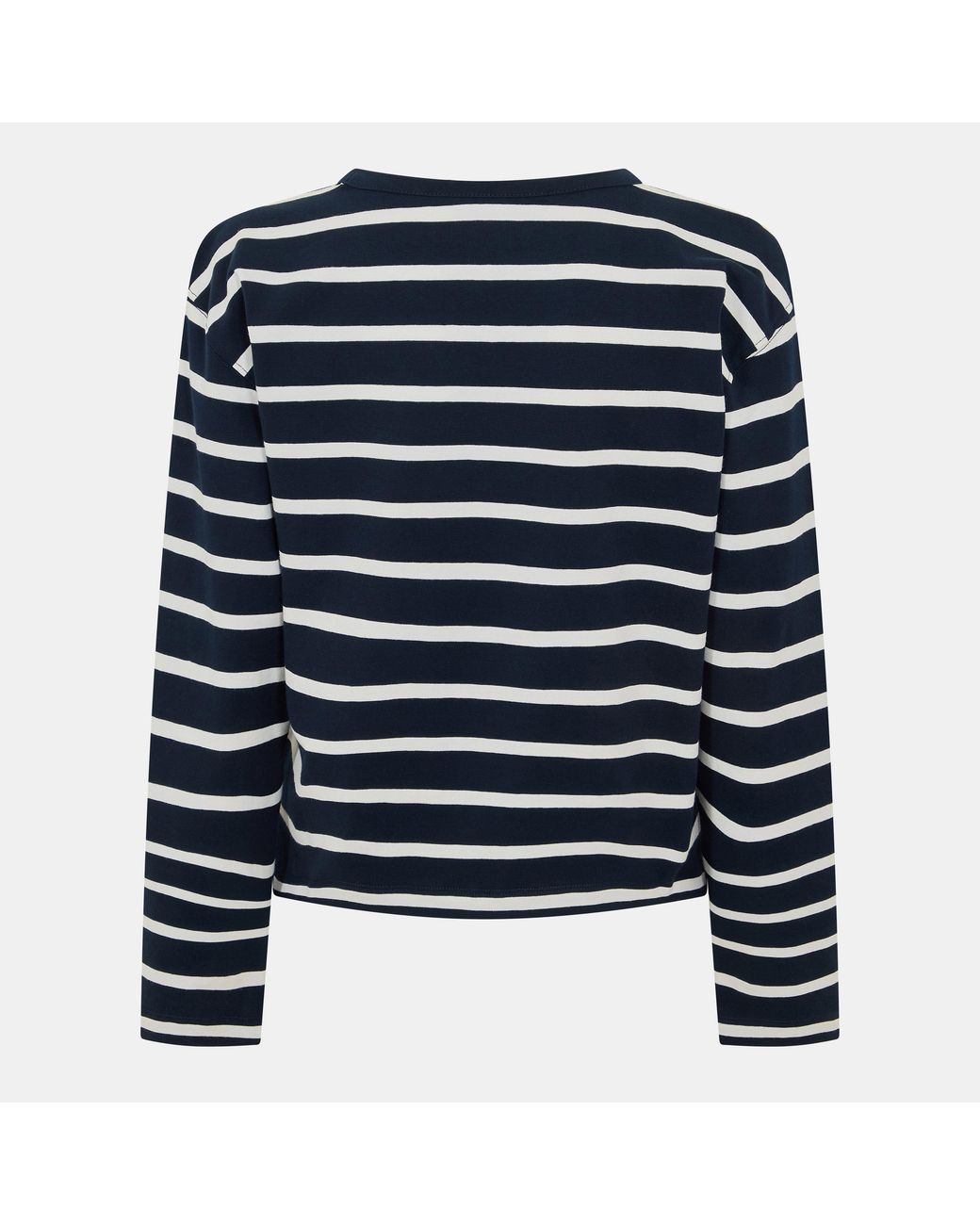 French Connection Blue Rallie Stripe Long-Sleeve T-Shirt