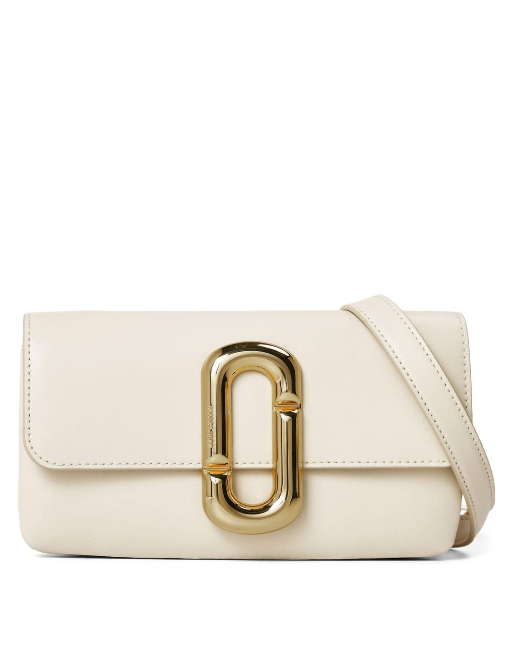 Marc Jacobs Natural J Marc Chain Strap Leather Crossbody Bag