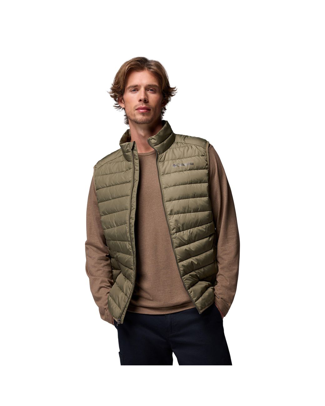 Columbia Green Foster Falls Vest for men