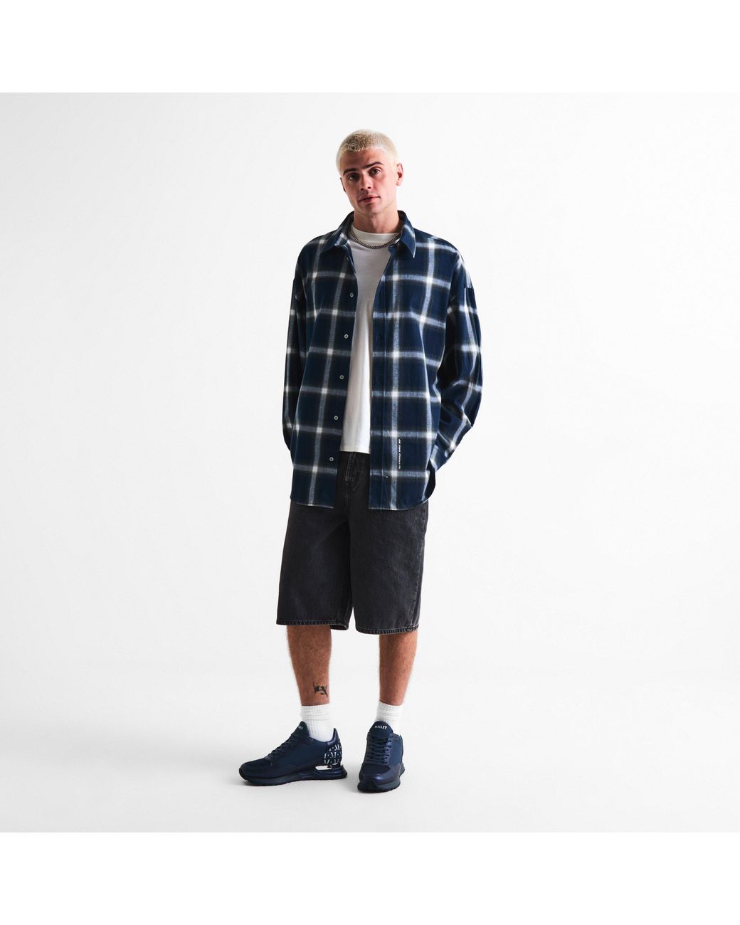 Mallet Blue Popham Carbon Fibre Low-Top Trainers for men