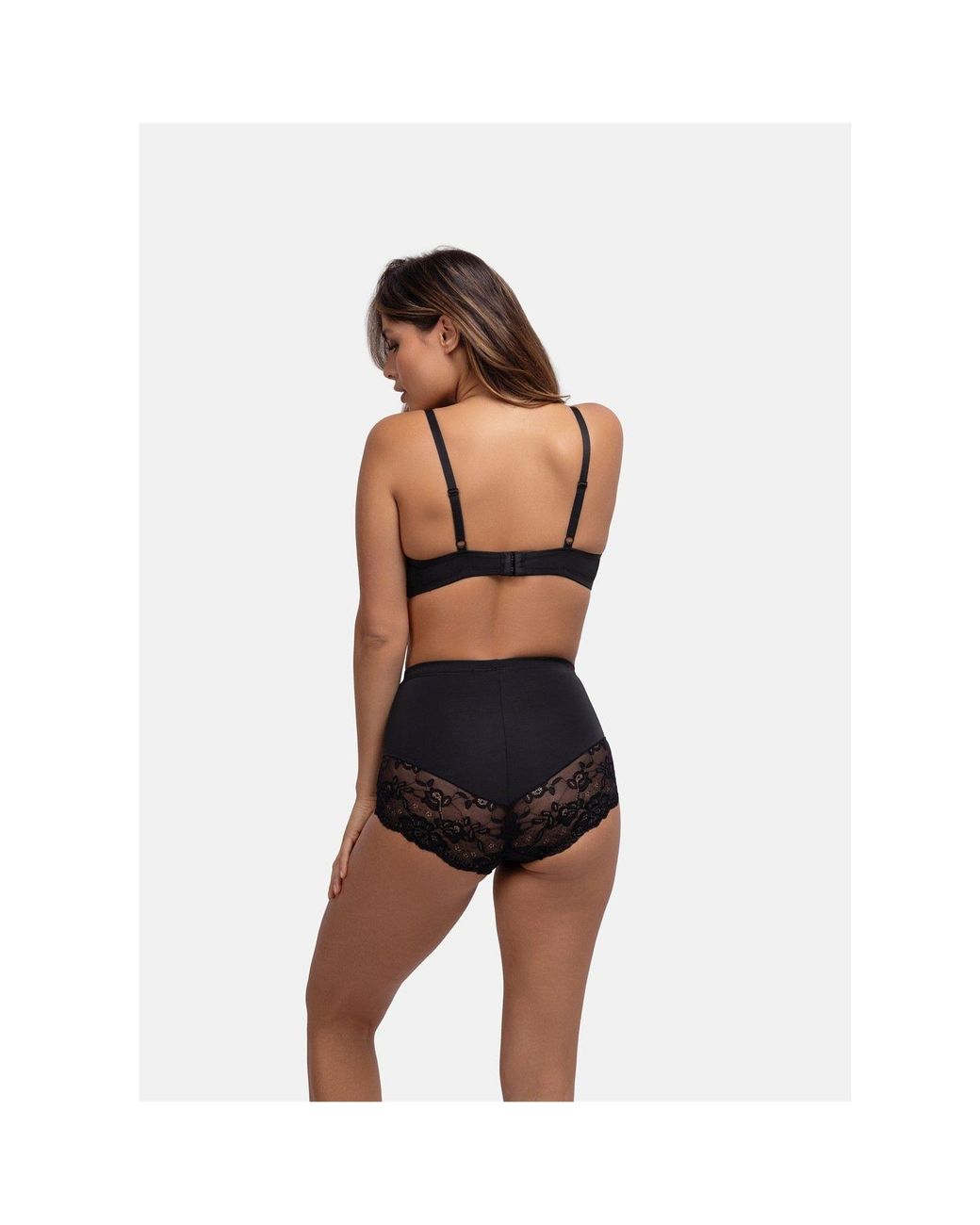 DORINA Black Brigette Mid-Waisted Shaping Briefs