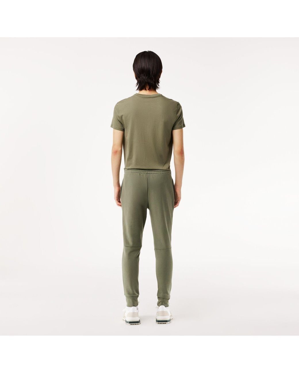 Lacoste Green Fleece Tracksuit Bottoms for men