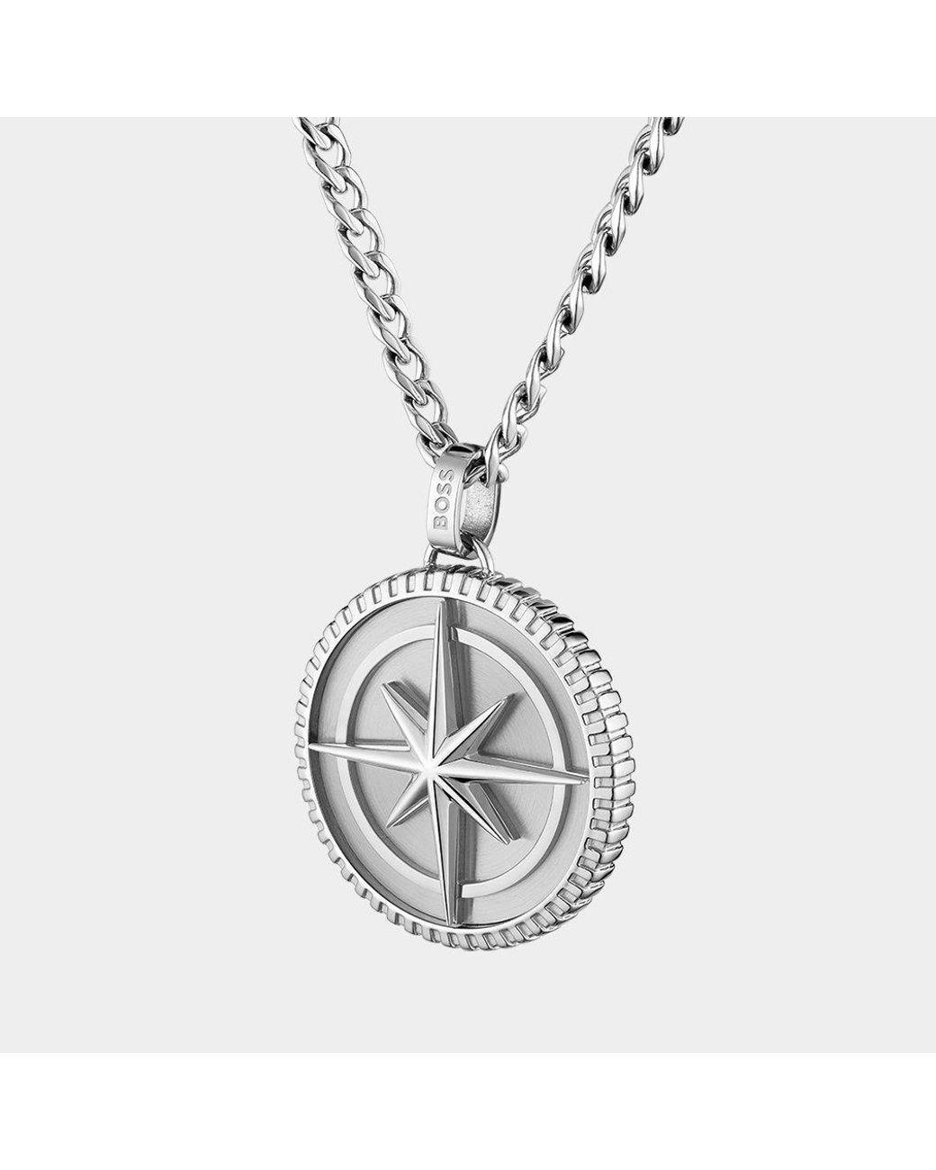 Boss Metallic Gents North Necklace for men