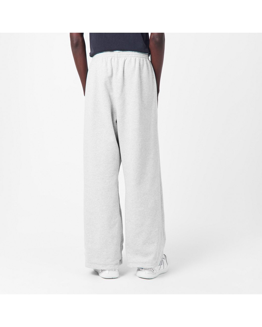 Balenciaga Blue Bal Tech Reverse Relaxed Fit Wide Leg Trousers for men