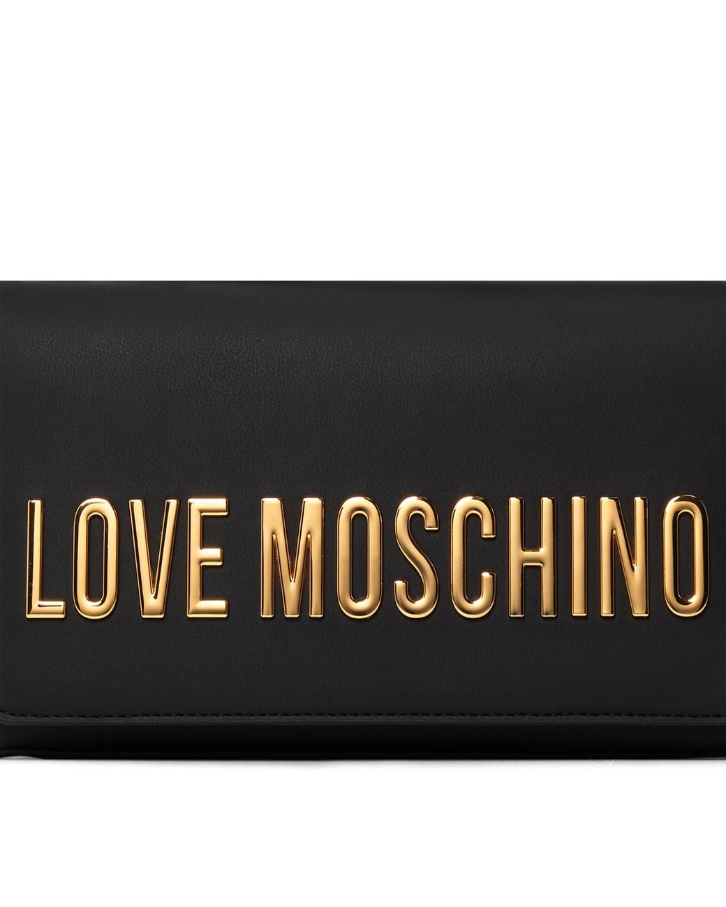 Love Moschino Black Smart Daily Faux Leather Shoulder Bag
