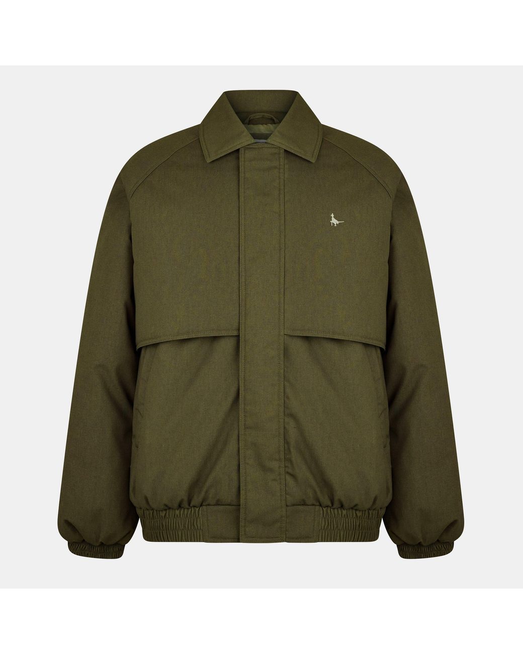 Jack Wills Green Long Sleeve Full Zip Harrington Jacket for men