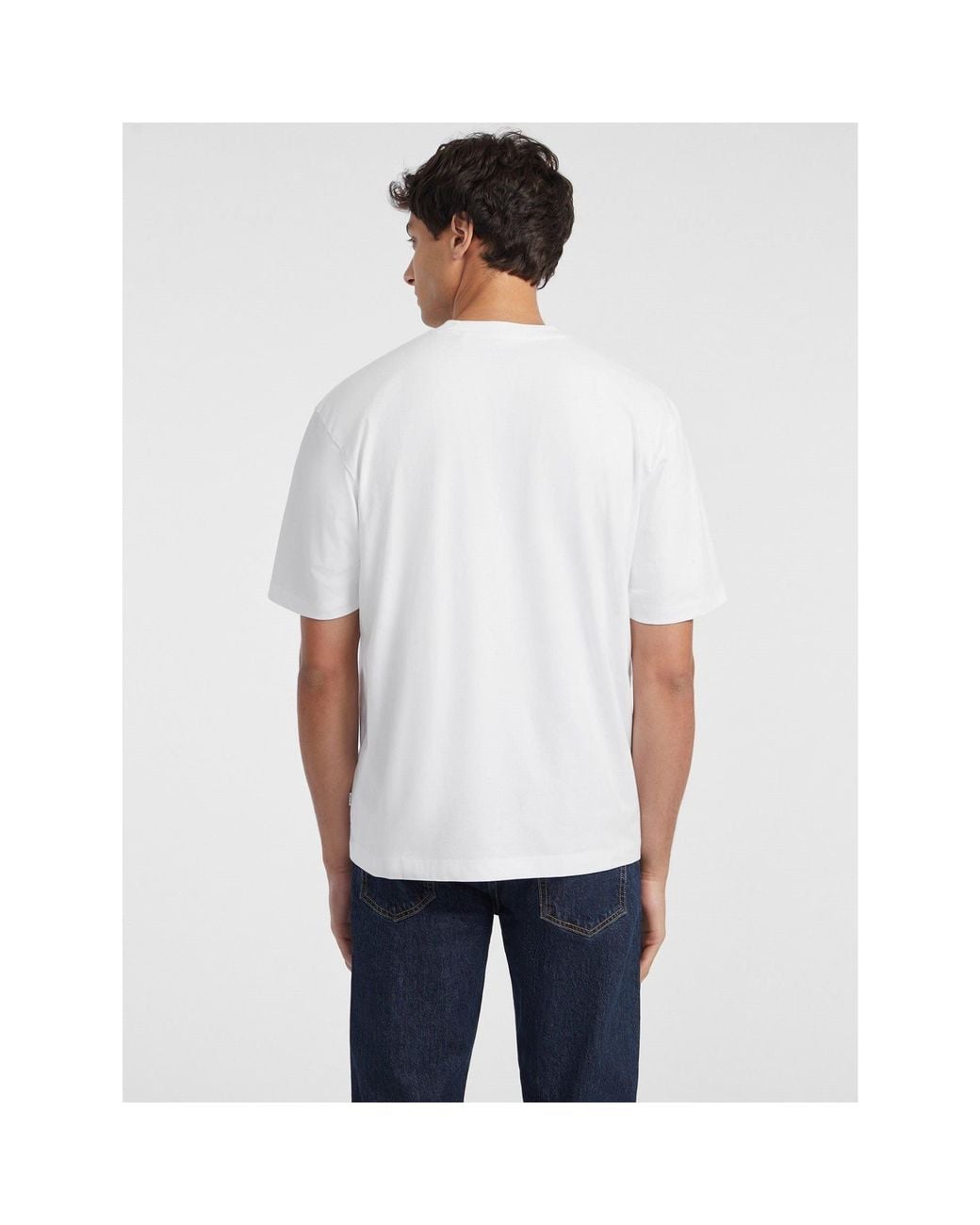 Guess White Jeans Iconic Tee for men
