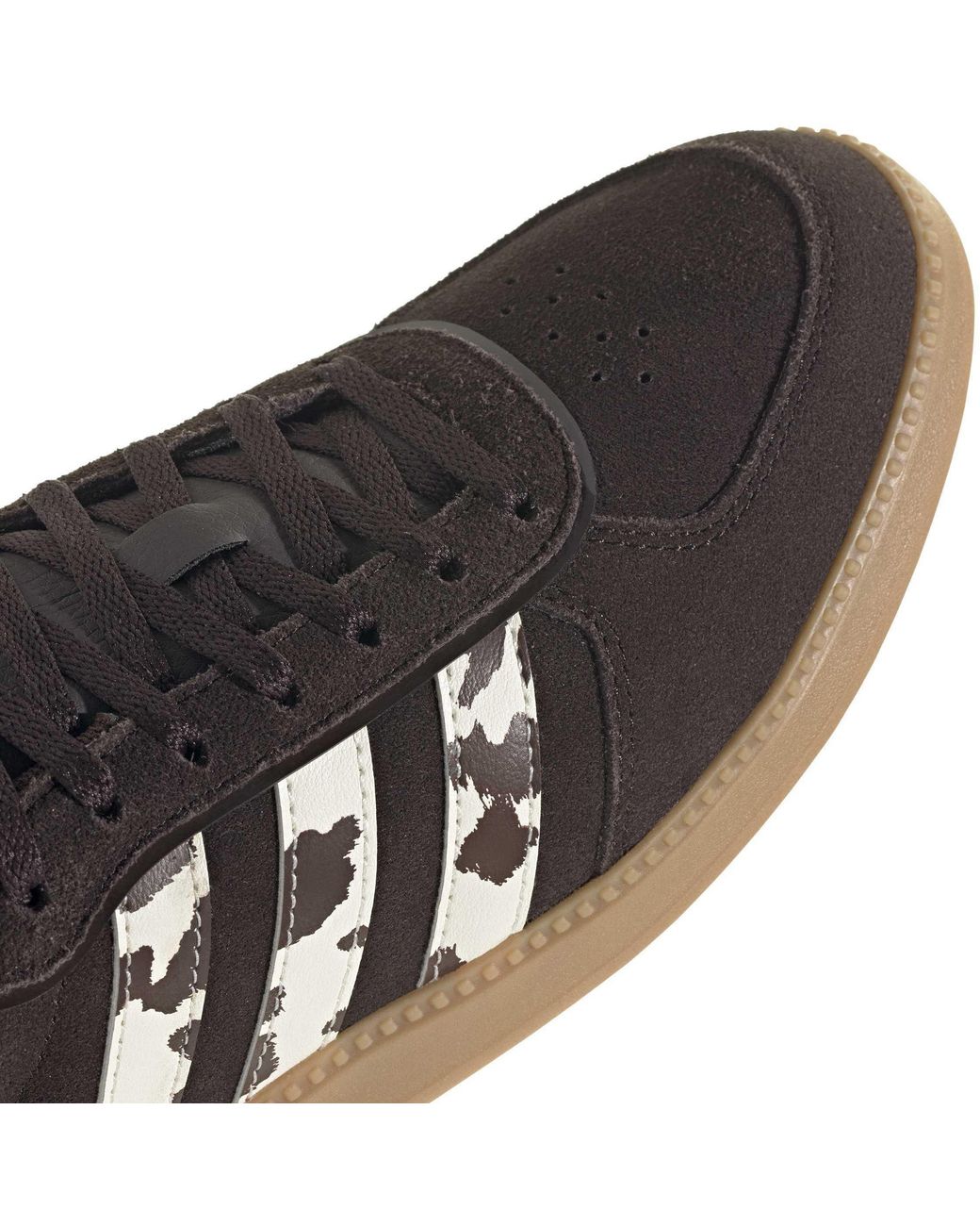 Adidas Brown Breaknet Sleek Suede Shoes