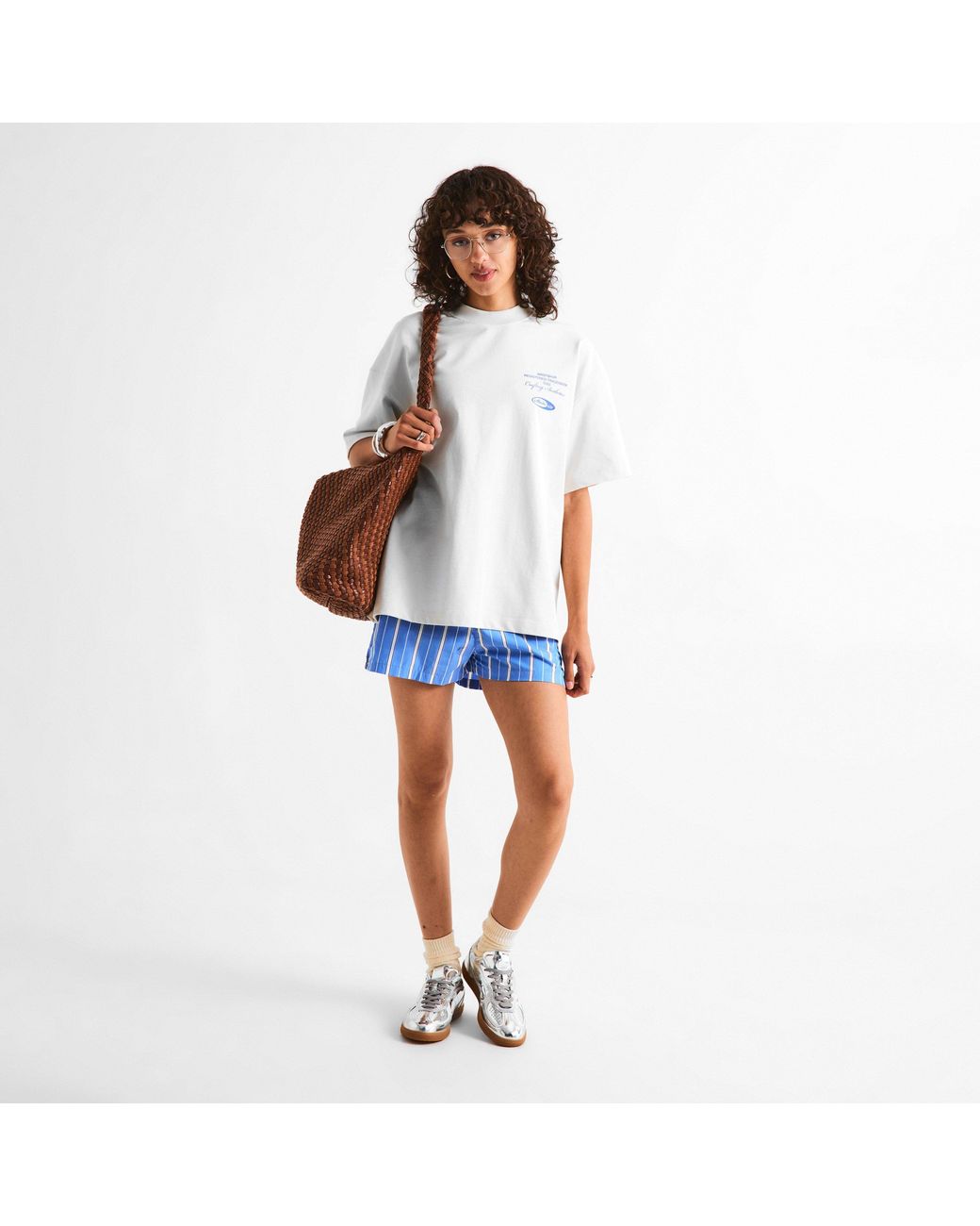 WRSTBHVR White Stdio V-13 Over The Head Cotton Oversized-Fit T-Shirt