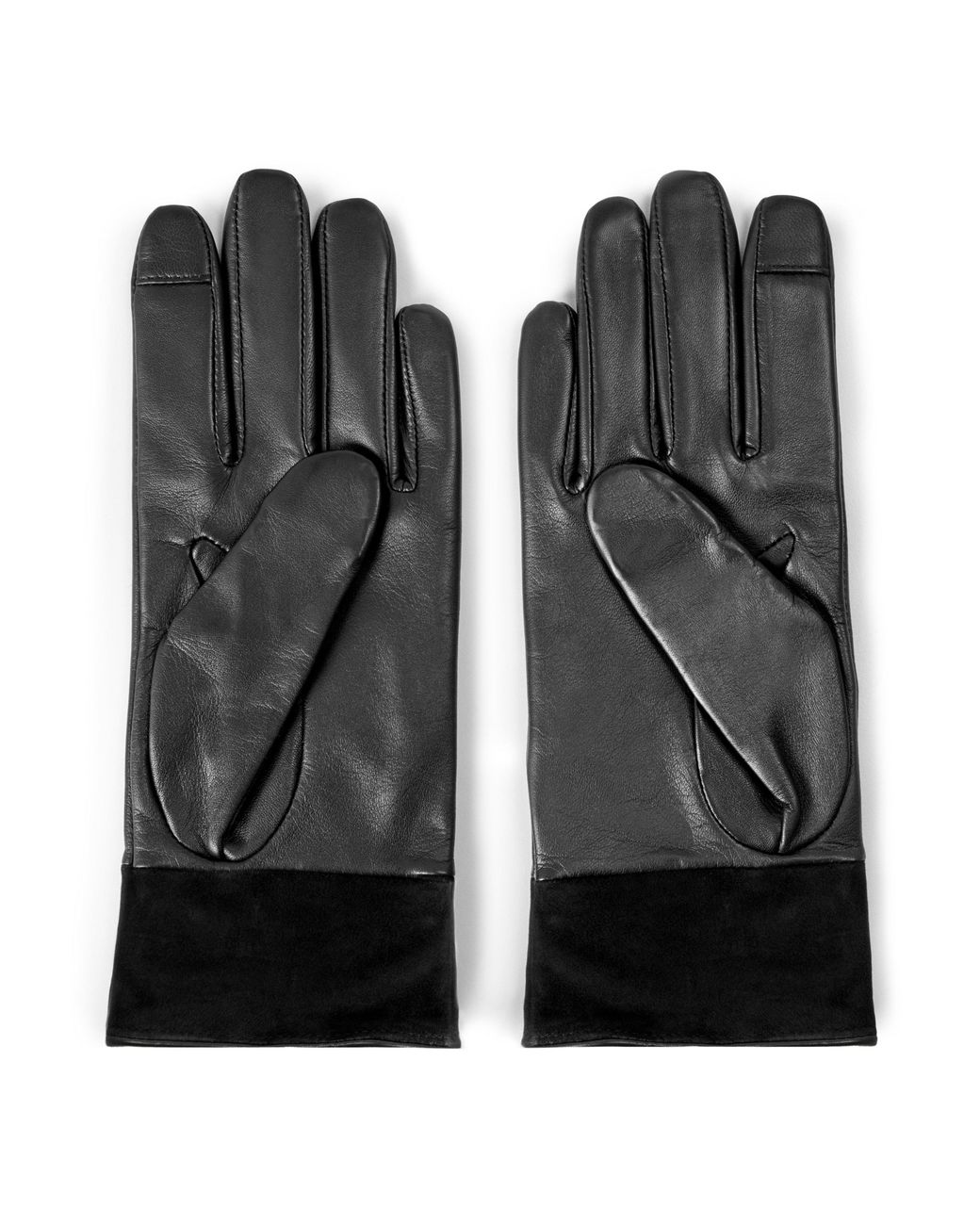 Ralph Lauren Black Leather Gloves