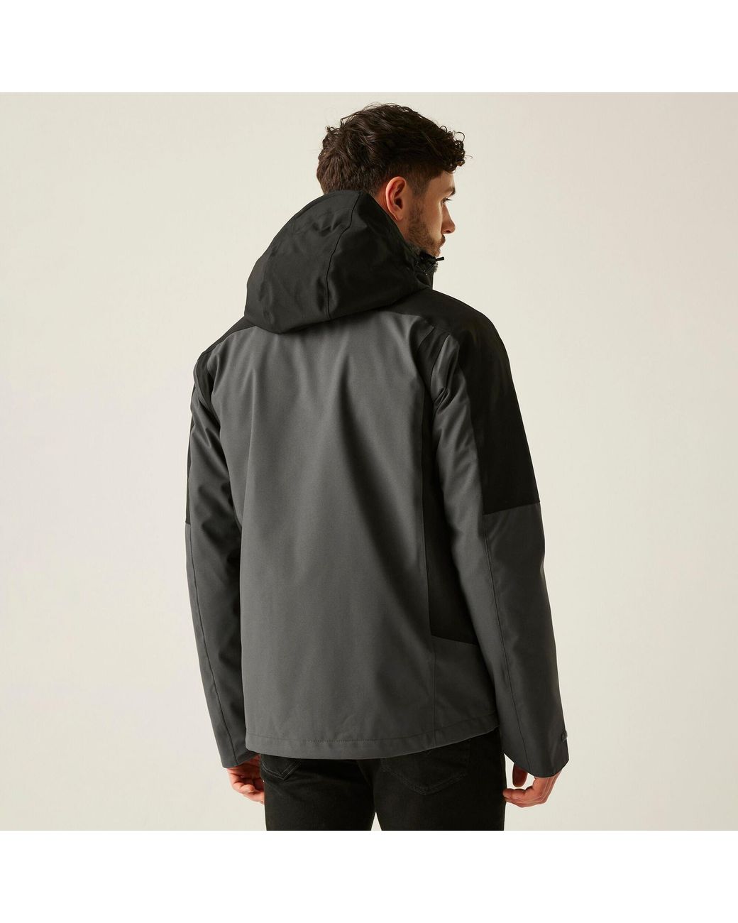 Regatta Black Wentwood Waterproof Thermal 3-In-1 Jacket for men