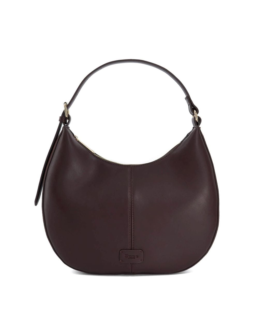 Dune Brown Daydreamer Faux Leather Hobo Bag
