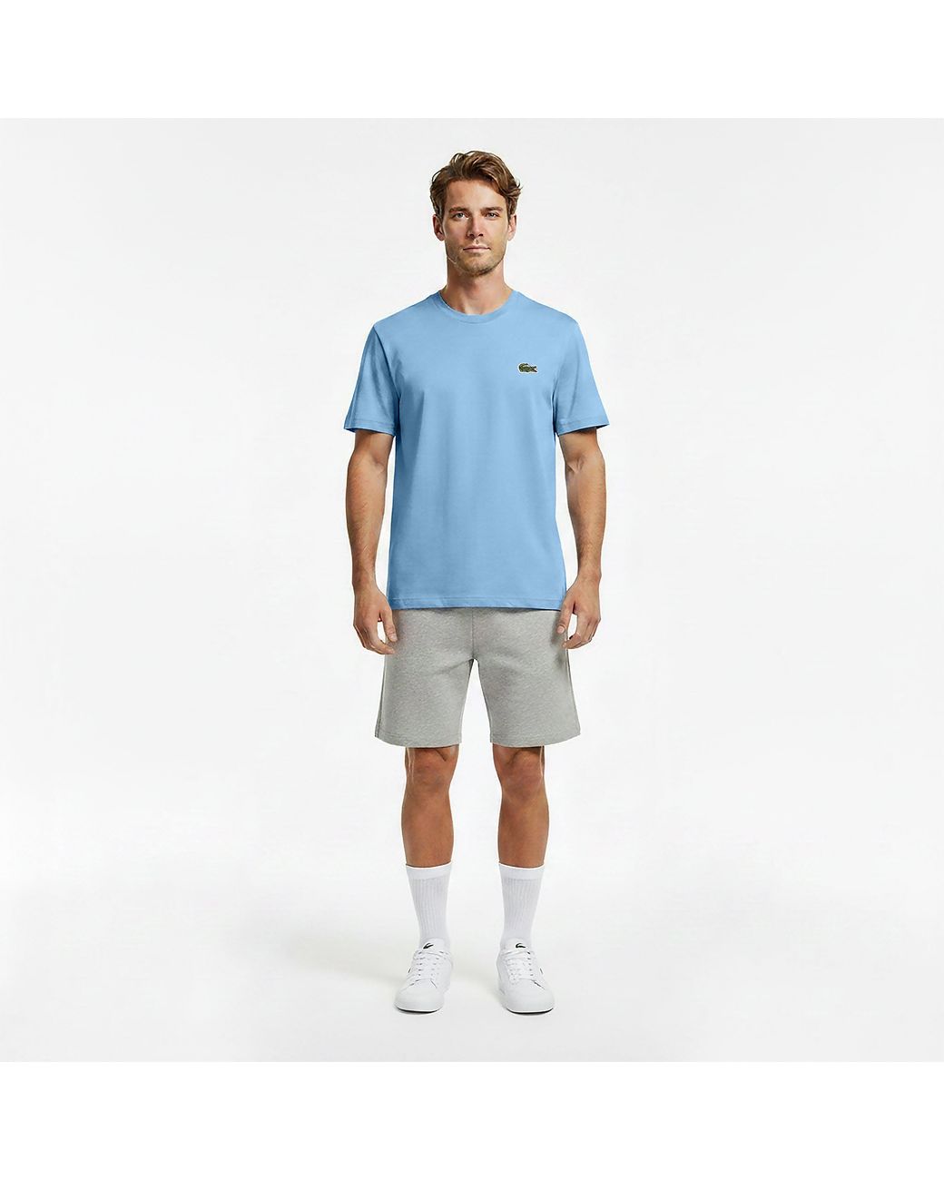Lacoste Blue Regular Fit Small Logo T-Shirt for men