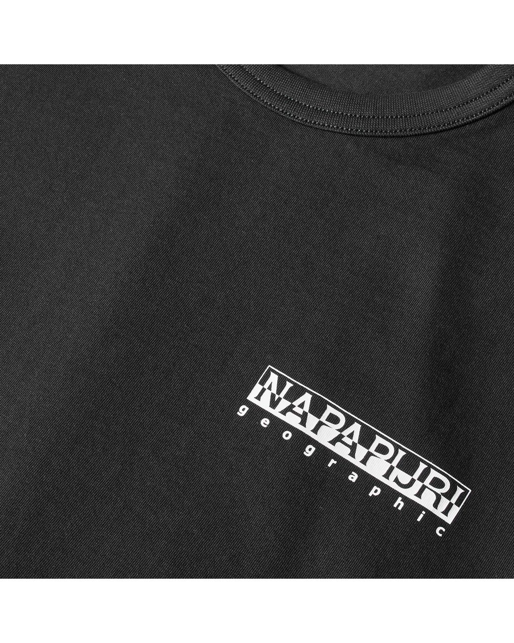 Napapijri Blue Graphic T-Shirt for men
