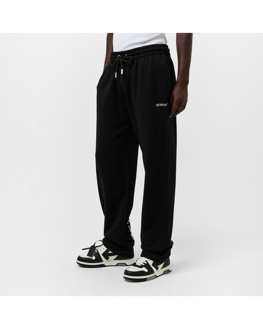 Off-White c/o Virgil Abloh Black Arrow Fleece Closed Hem Joggers for men