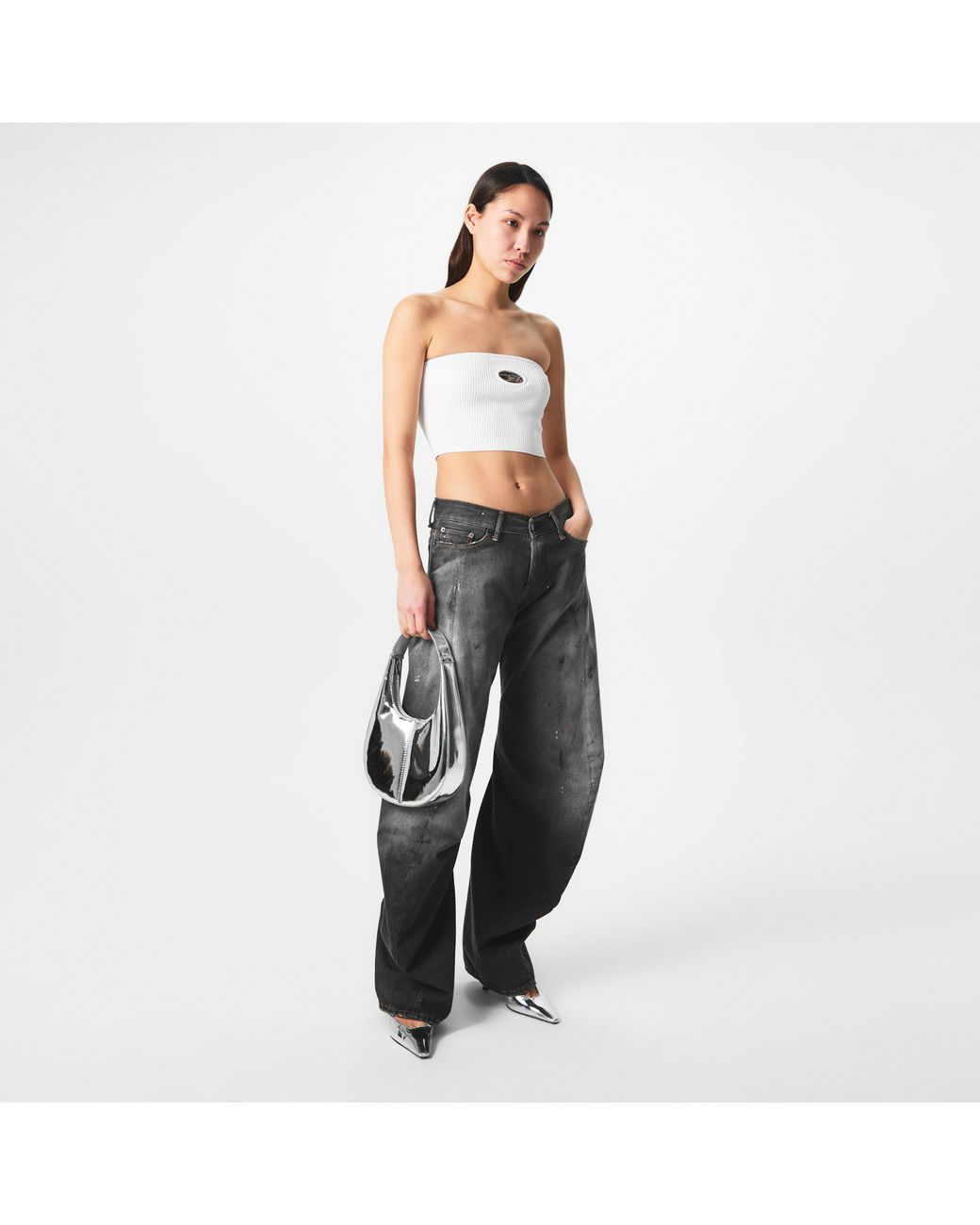 DIESEL White M-Clarksville Bandeau