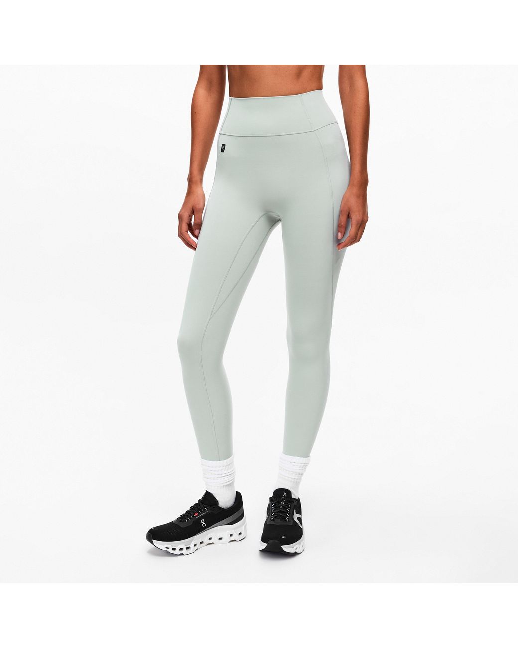 On Shoes Gray Studio Performance Gym Leggings