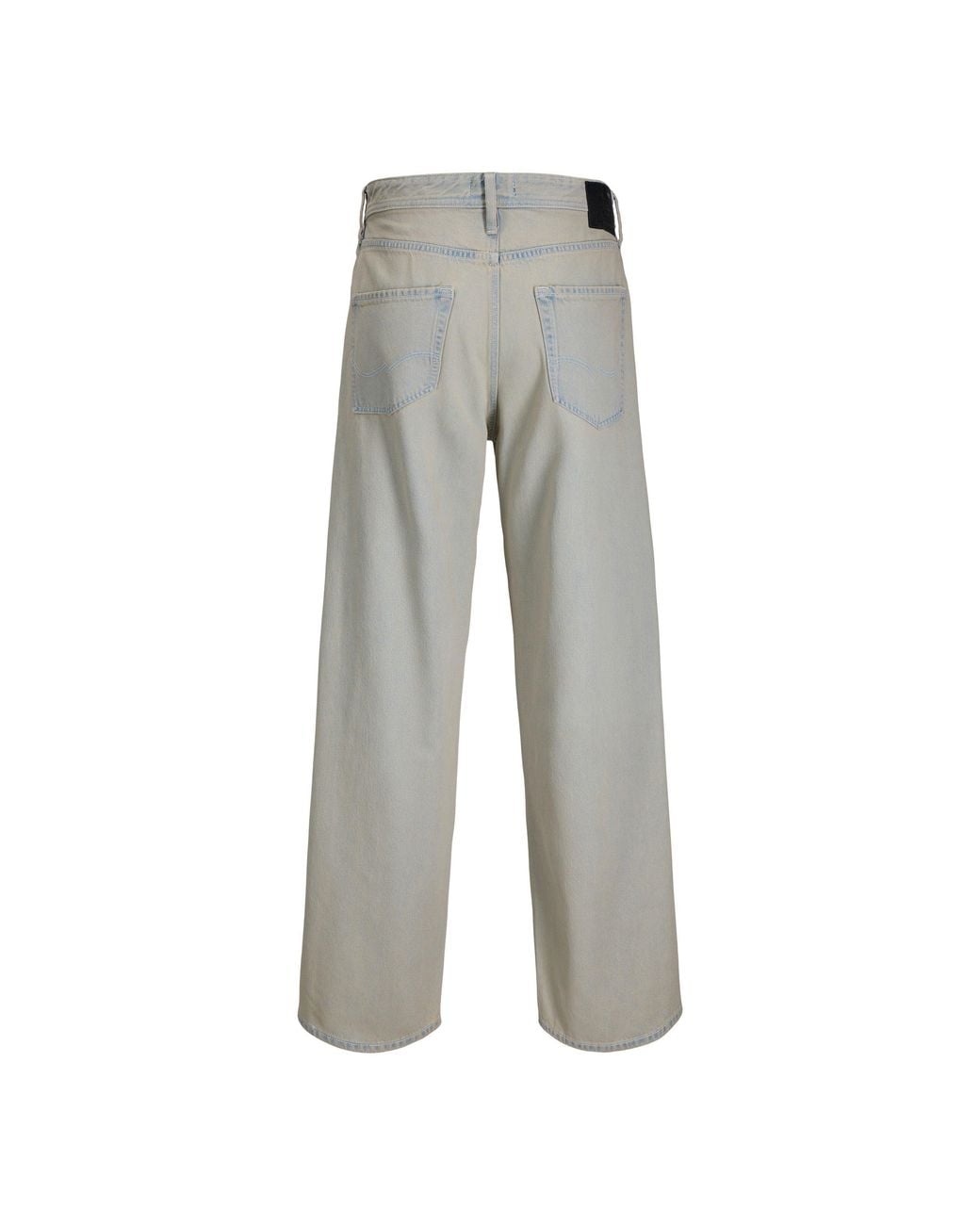 Jack & Jones Gray Ron Straight Leg Jeans for men