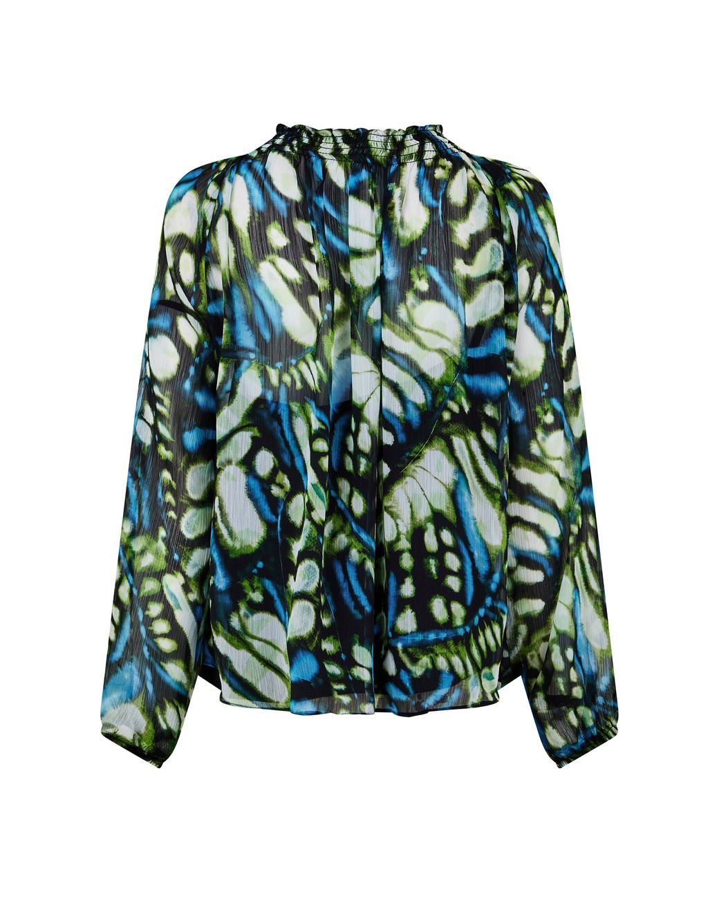 Biba Green Sheered Top
