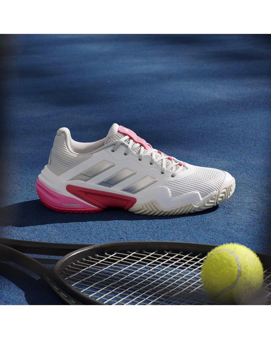 Adidas Gray Barricade 13 Tennis Shoes