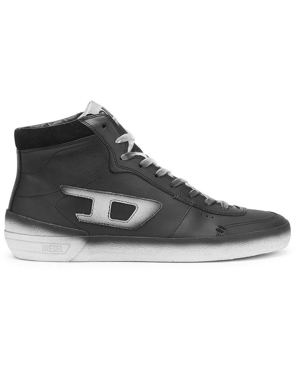 DIESEL Black Chunky Trainers for men