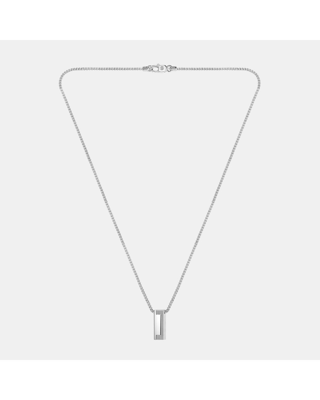 Boss Metallic Gents Stainless Steel Candor Necklace for men