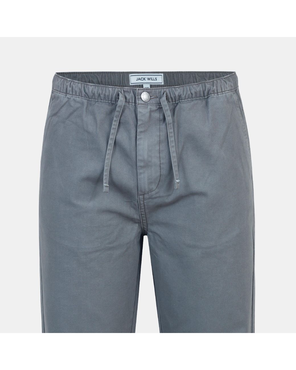 Jack Wills Blue Canvas Wide Leg Trousers for men