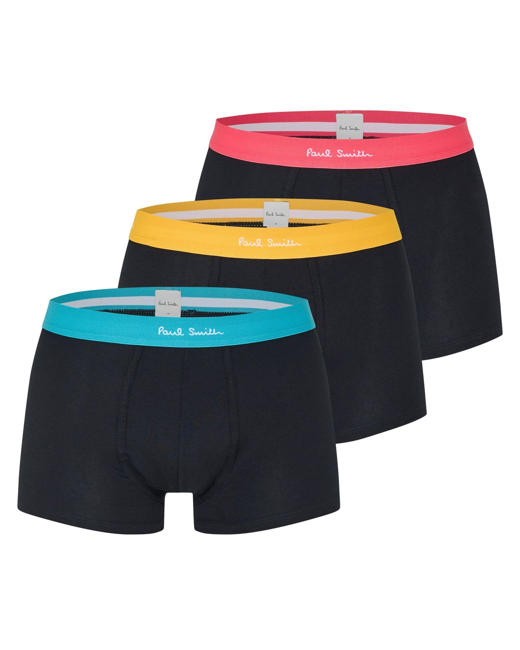 Paul Smith Black Classic Cotton Mid Rise Trunks for men