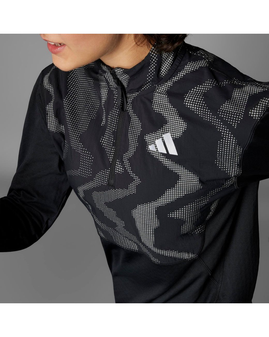 Adidas Blue Ult Hivis Performance Running Jacket