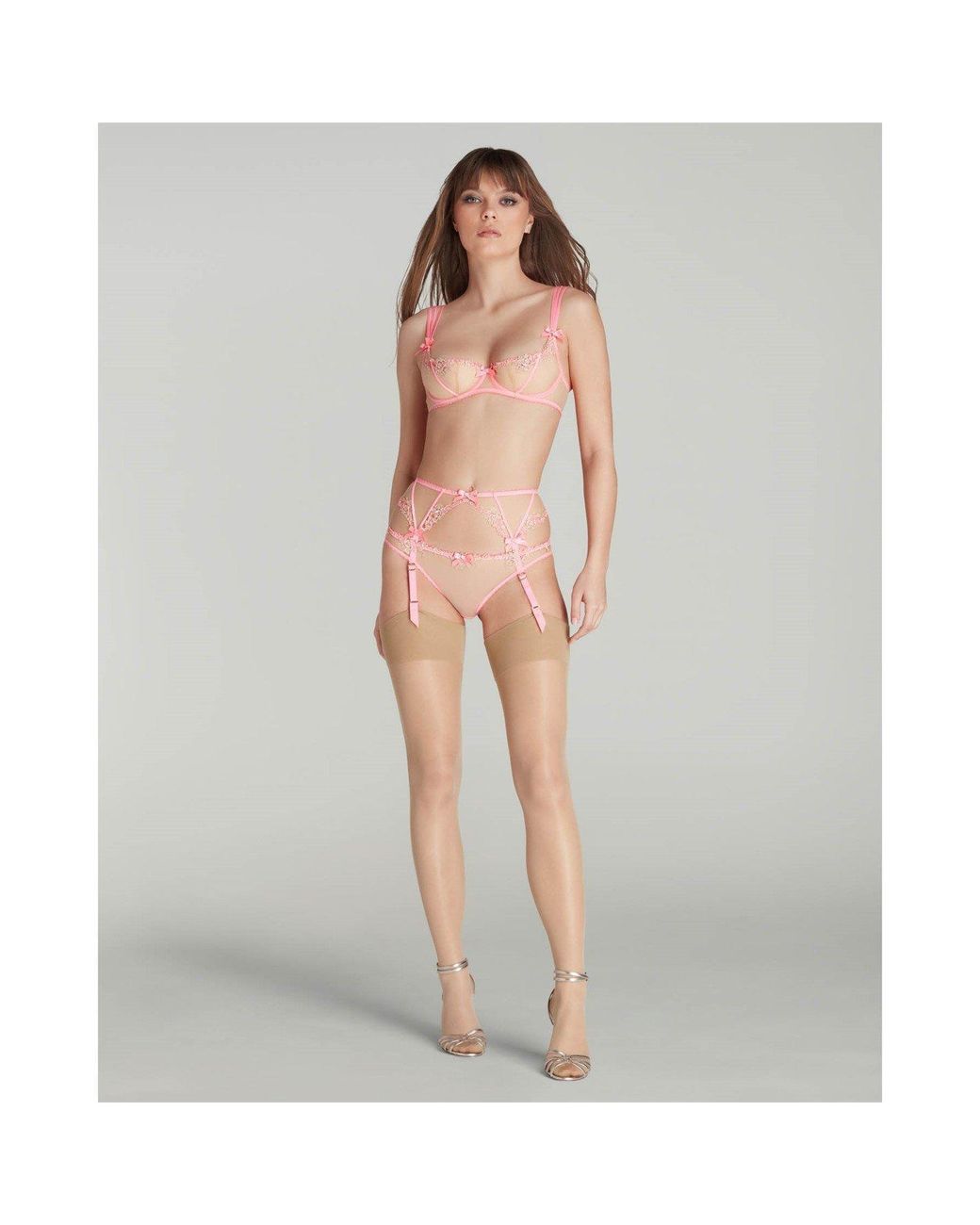 Agent Provocateur Brown Tessy Suspender