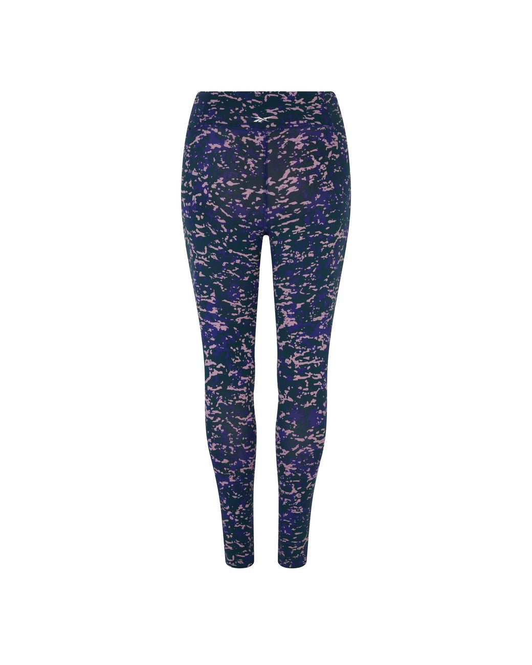 Reebok Blue Modern Safari Cotton Performance Gym Leggings