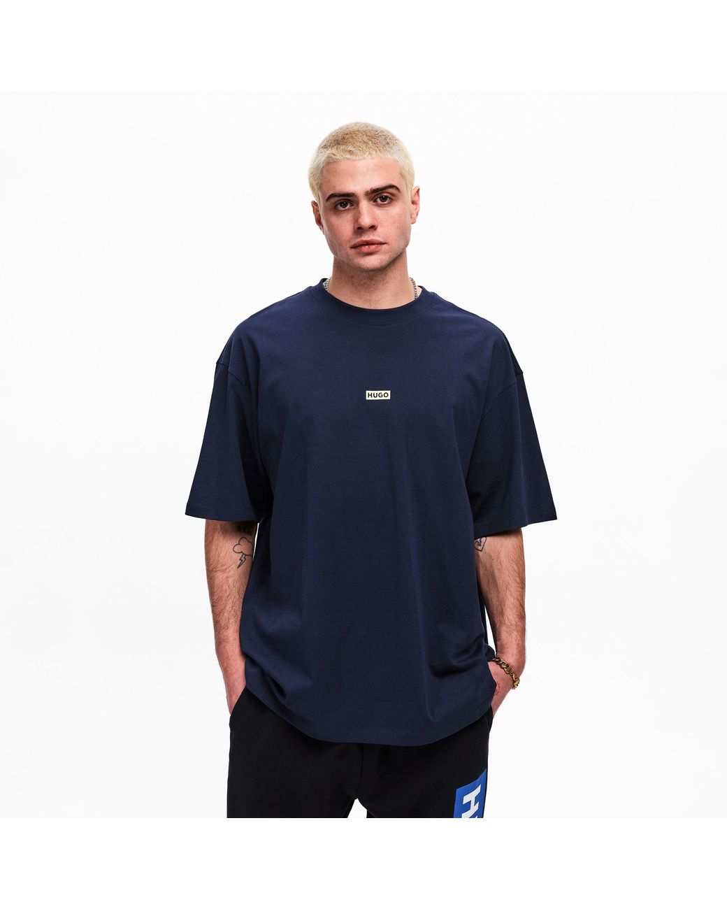 HUGO Blue T-Shirt for men