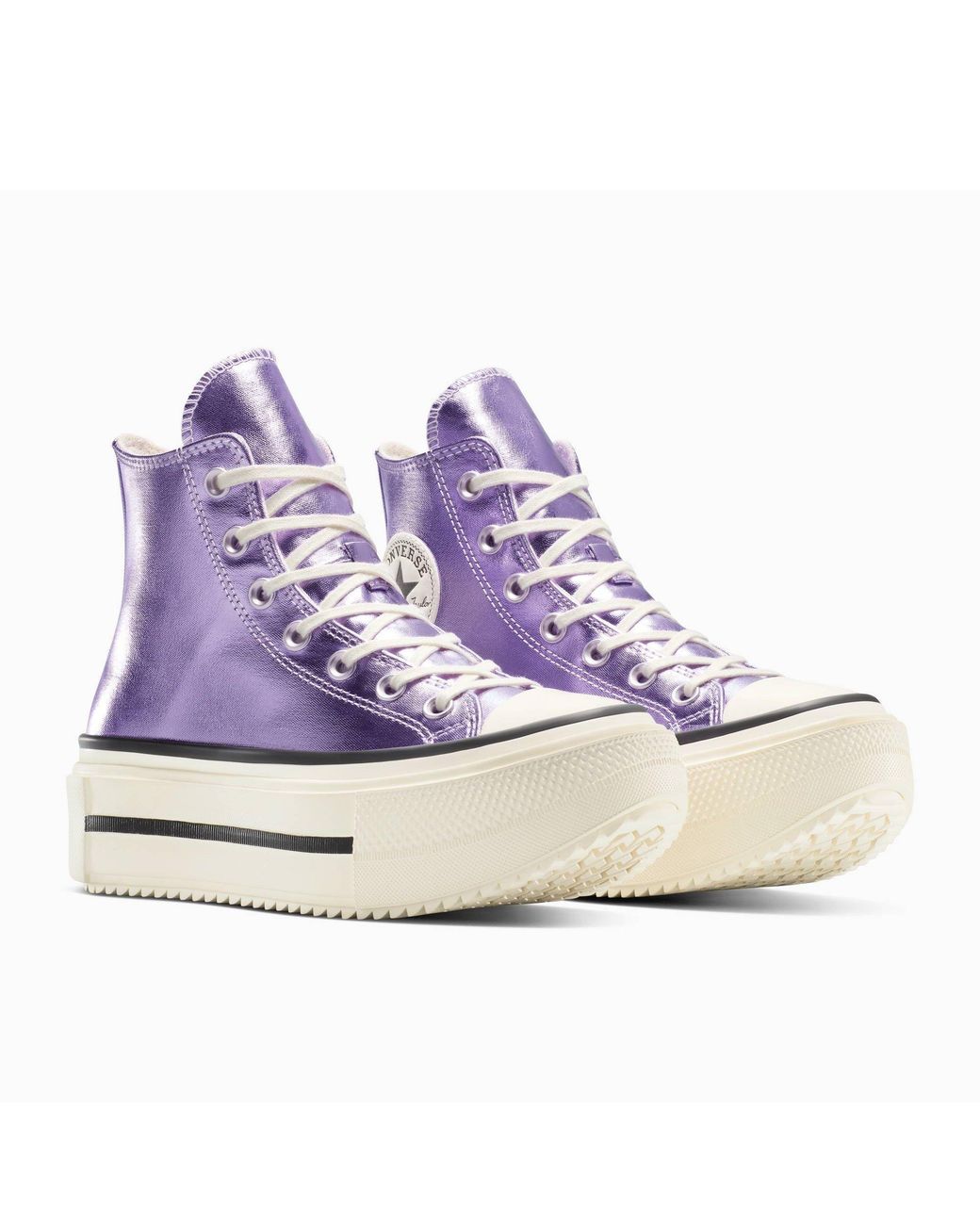 Converse Blue Chuck Taylor All Star Lif Platform Trainers