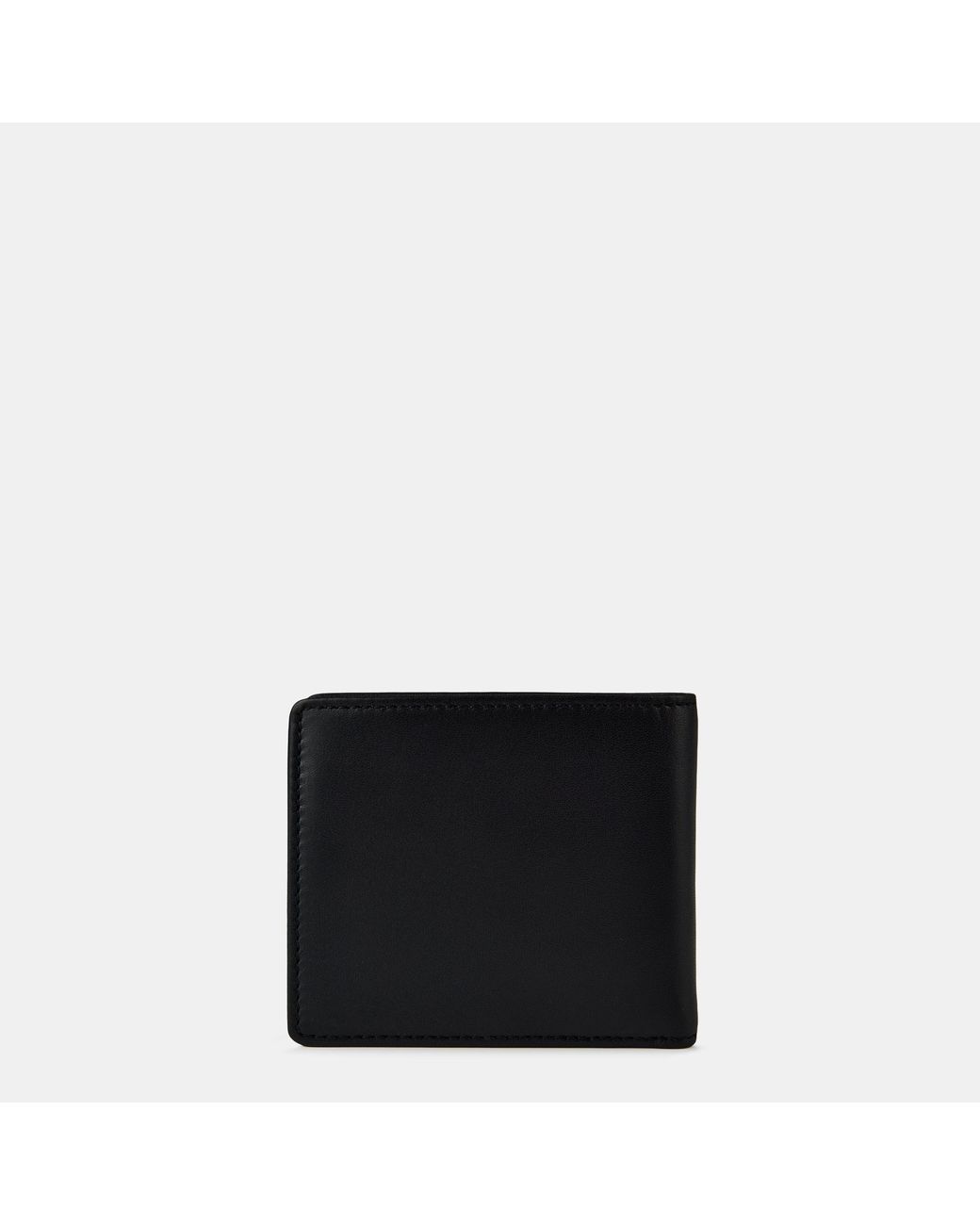 HUGO Black Subway Leather Bi-Fold Card Wallet for men