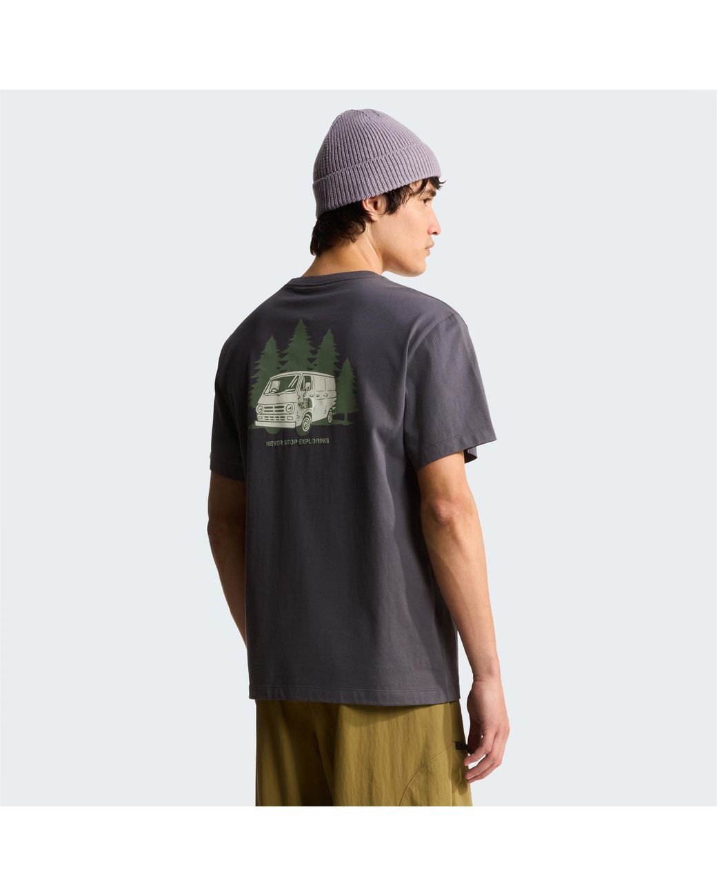The North Face Gray Tnf Van Life Tee for men