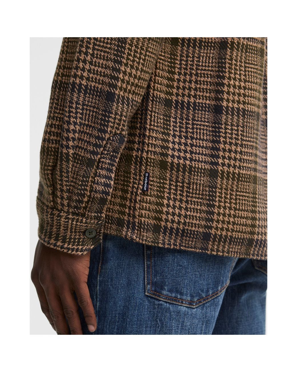 Barbour Green B.Li Milom Overshirt Sn64 for men