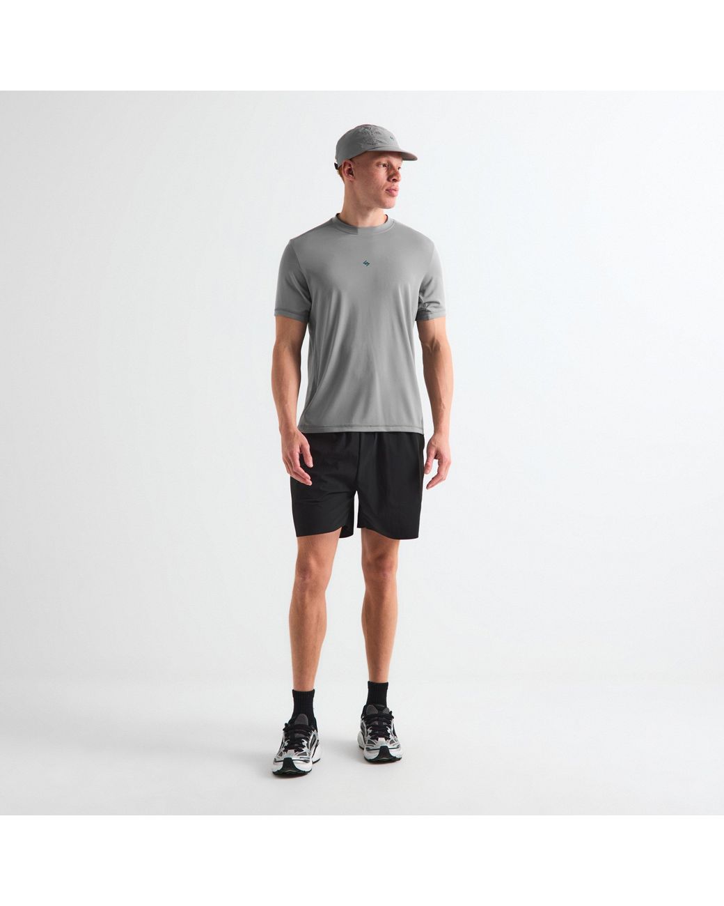 REPRESENT 247 Gray Short Sleeve Performance Gym Top for men