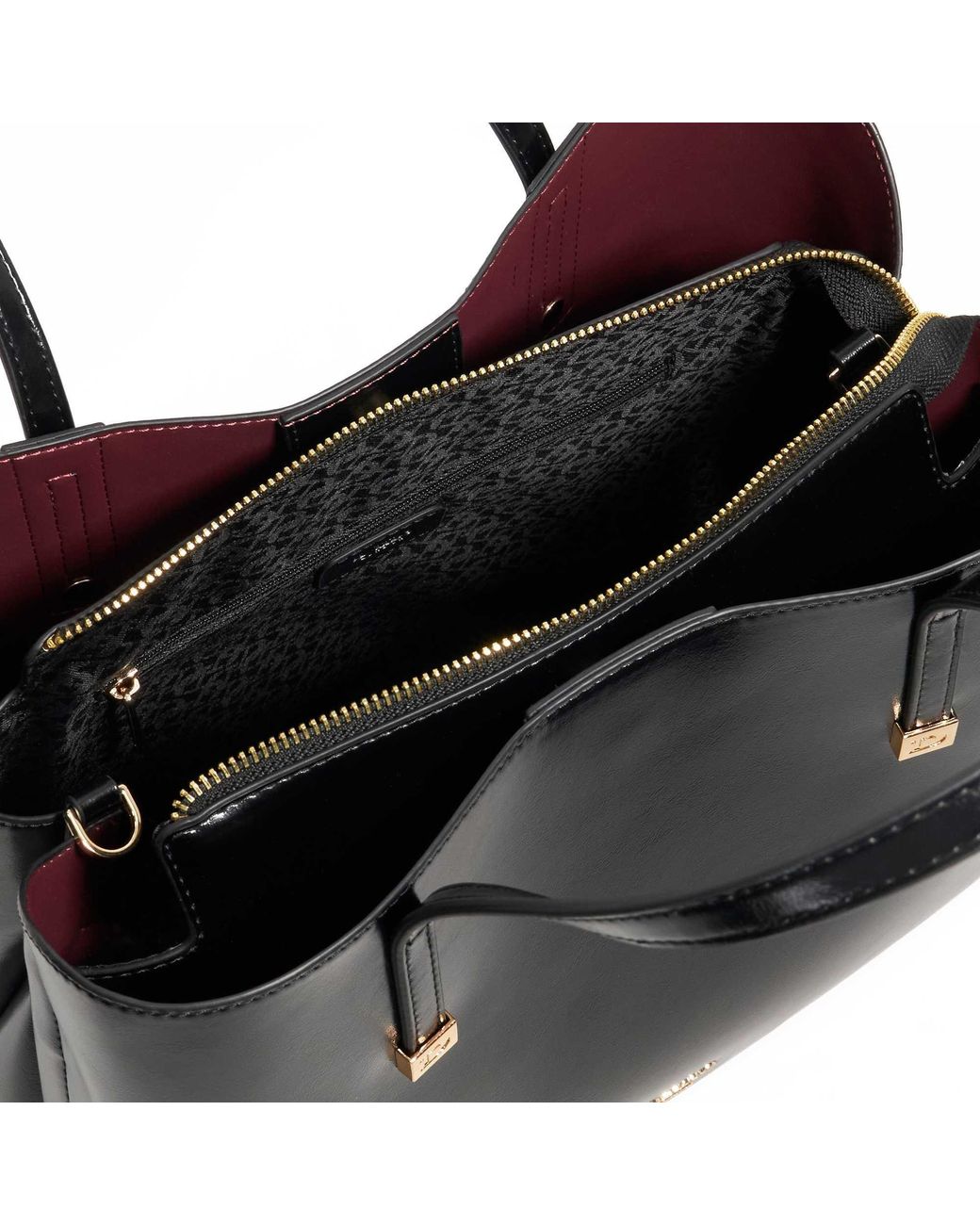 Dune Black Dominant Satchel Bag