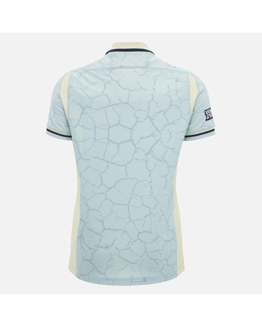 MACRON Blue Scotland Rugby Training Short-Sleeve T-Shirt for men