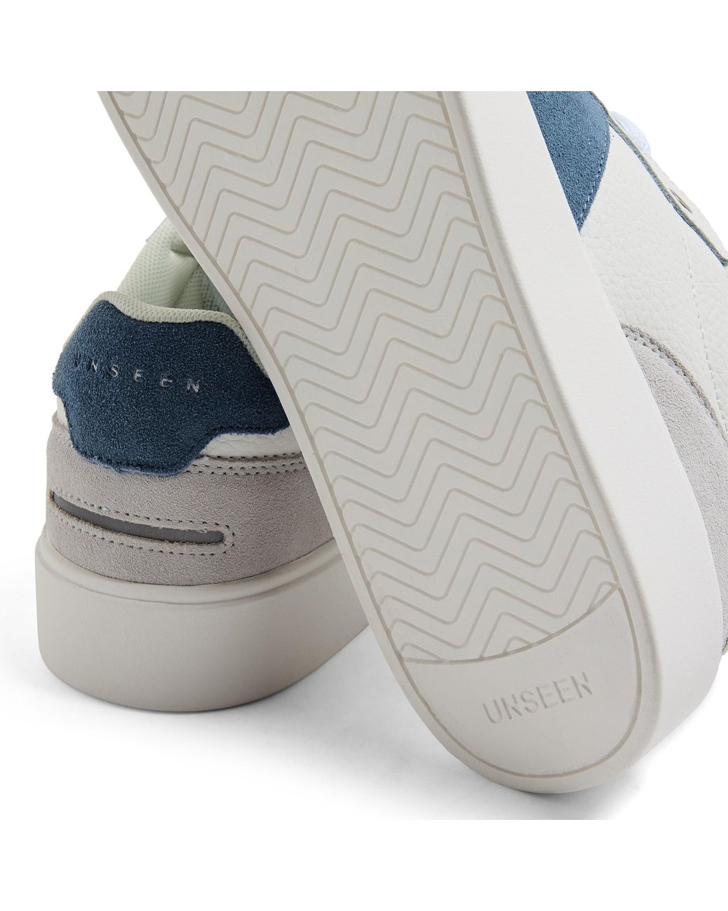 Unseen Blue Halket Low-Top Trainers for men